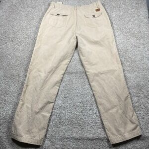 Burberry London Pants Men's Classic Chino Mens 36x30 Beige Tan Italy Regular